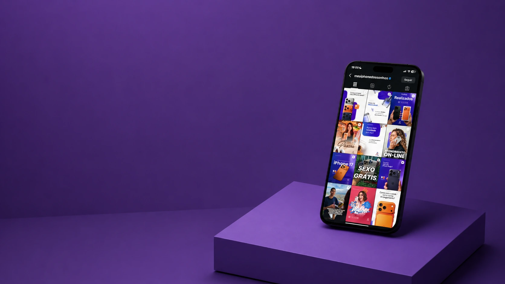 Case Meu iPhone dos Sonhos — mídias sociais pela VEX Growth